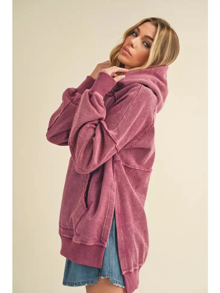 Michaela Washed Relaxed Hoodie