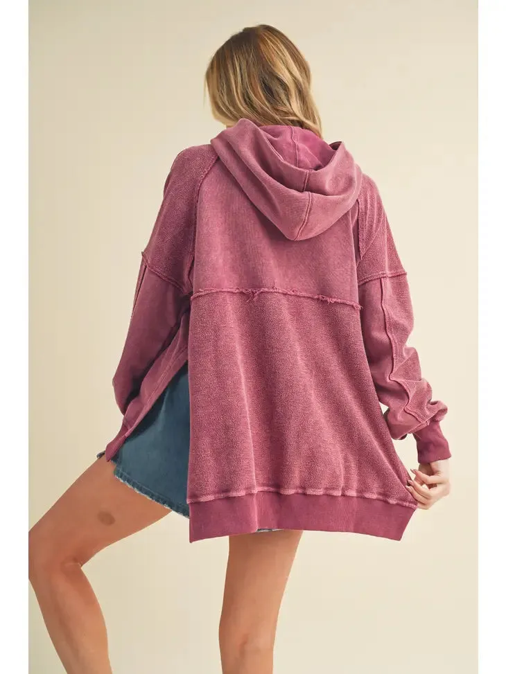 Michaela Washed Relaxed Hoodie