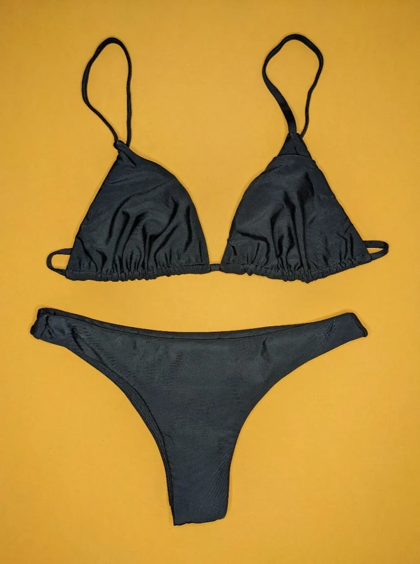 Mikoh: Papara Minimal Bikini Bottom - Black