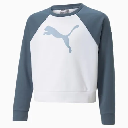 Modern Sports Crewneck Sweatshirt - Girls 8-16 years | Puma White | PUMA Shop All Puma | PUMA 