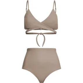 MOLOCO Women's Nina Bikini Bottom, Beige