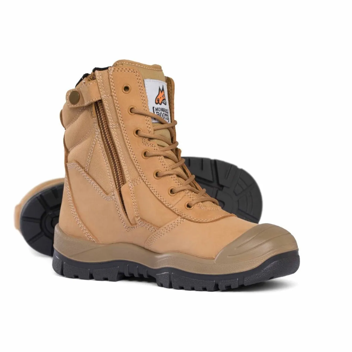 Mongrel High Leg ZipSider Boot with Scuff Cap