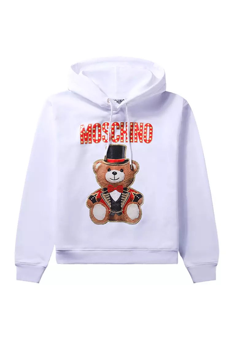 MOSCHINO women's Circus magic bear Hoodie