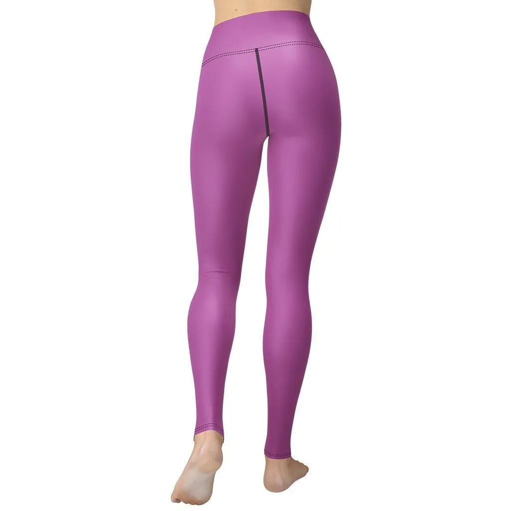 Mulberry Purple Yoga Leggings