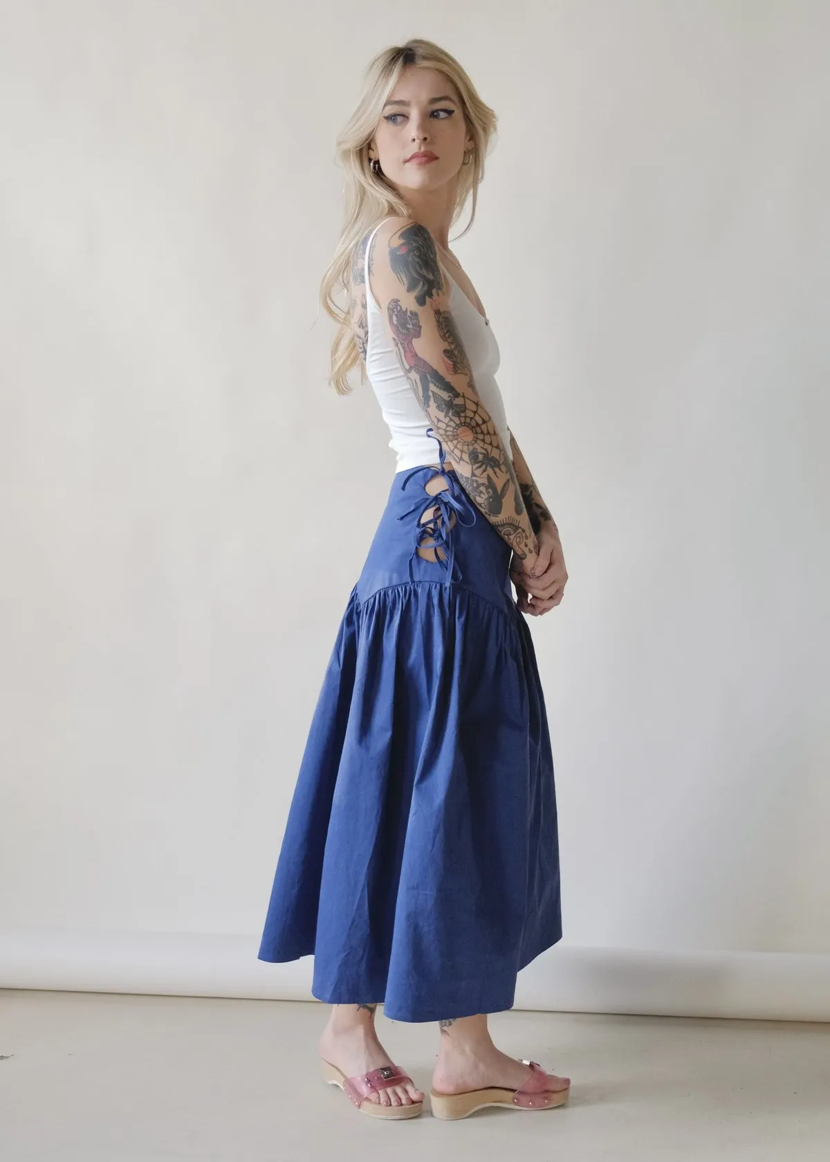 Nala Skirt - Indigo