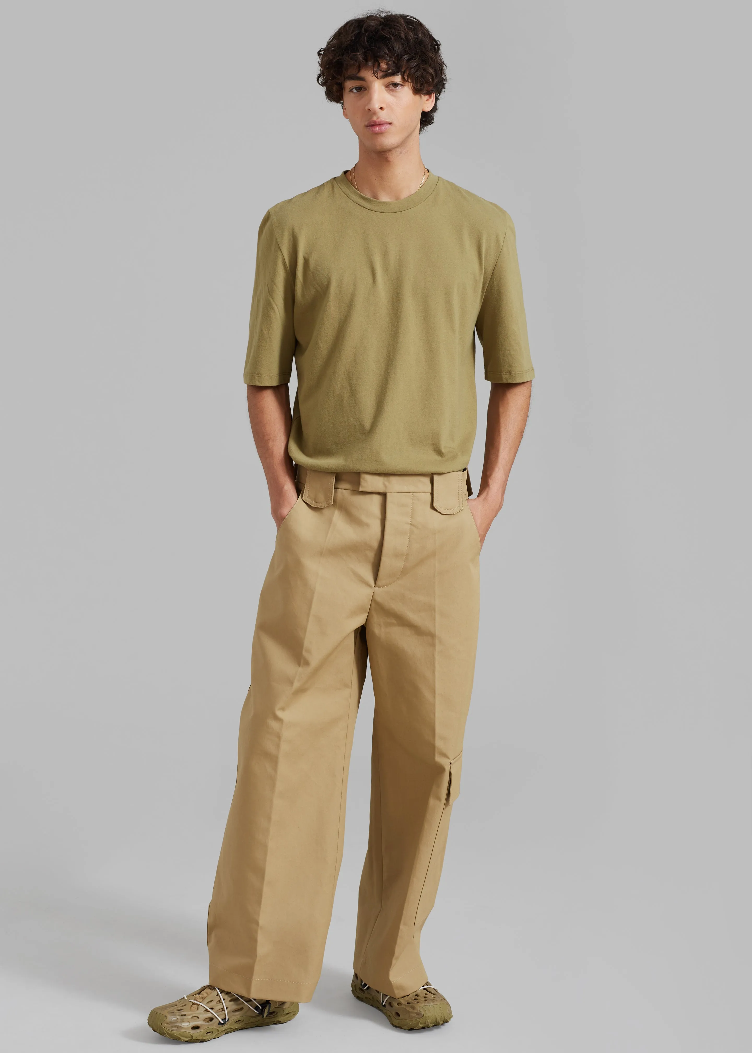 Nanushka Milas Utility Trousers - Khaki