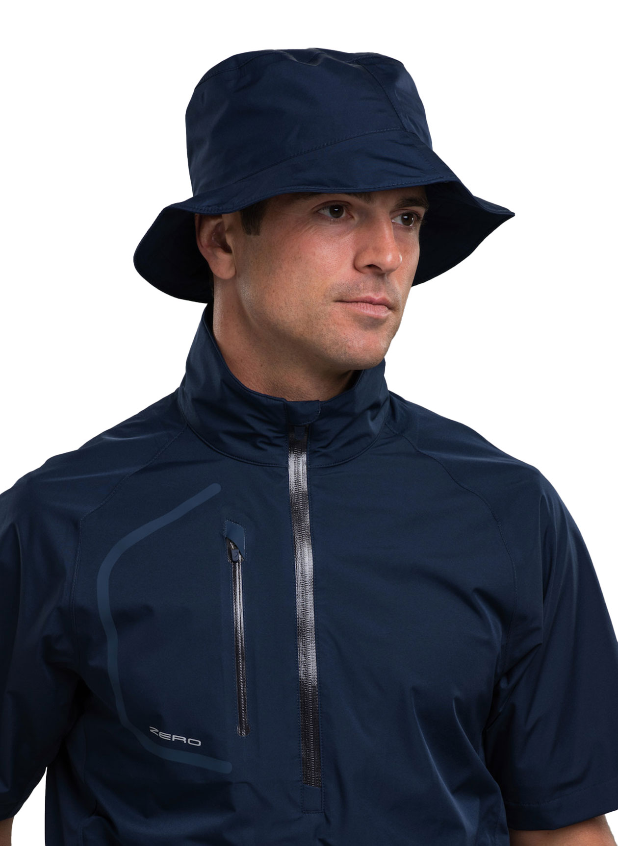 Navy Zero Restriction  Waterproof Bucket Hat