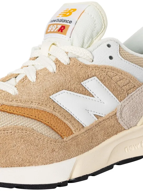 New Balance 997R Suede Trainers - Dolce/Sandstone