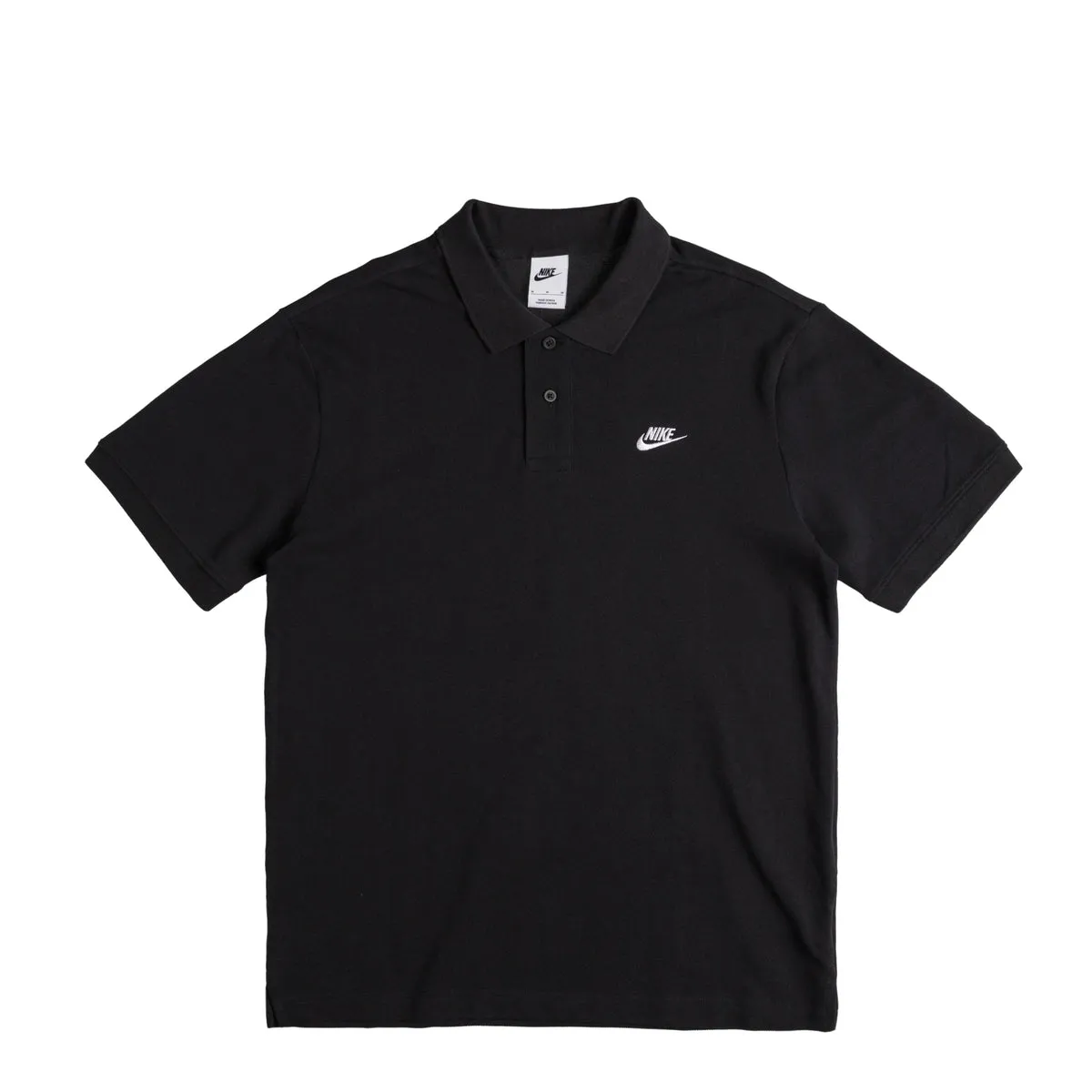 Nike Club Polo Pique Black / White