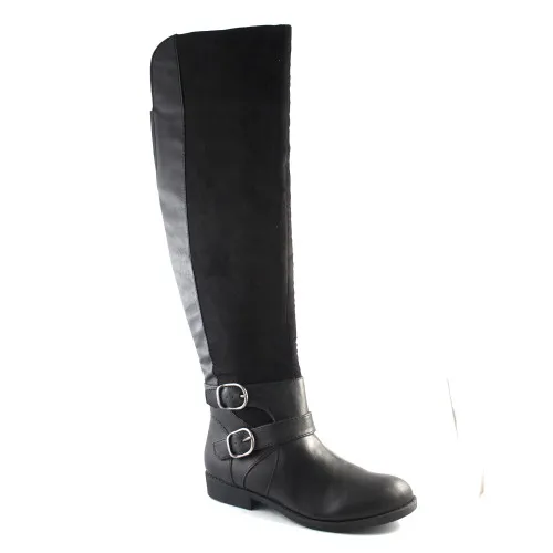 Nine West Women's Woodsie Knee-High Boot Black