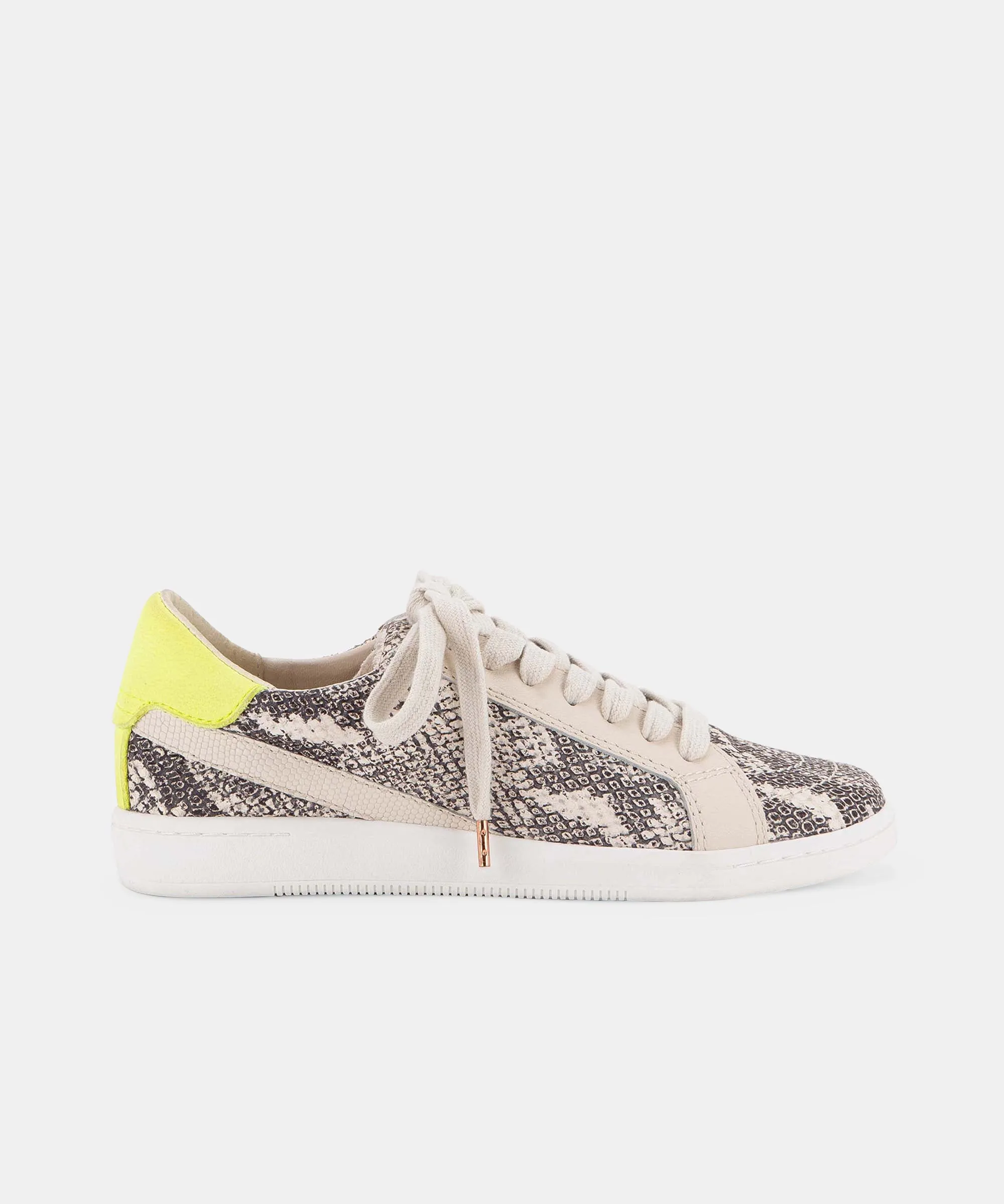 NINO SNEAKERS STONE SNAKE PRINT LEATHER re:vita