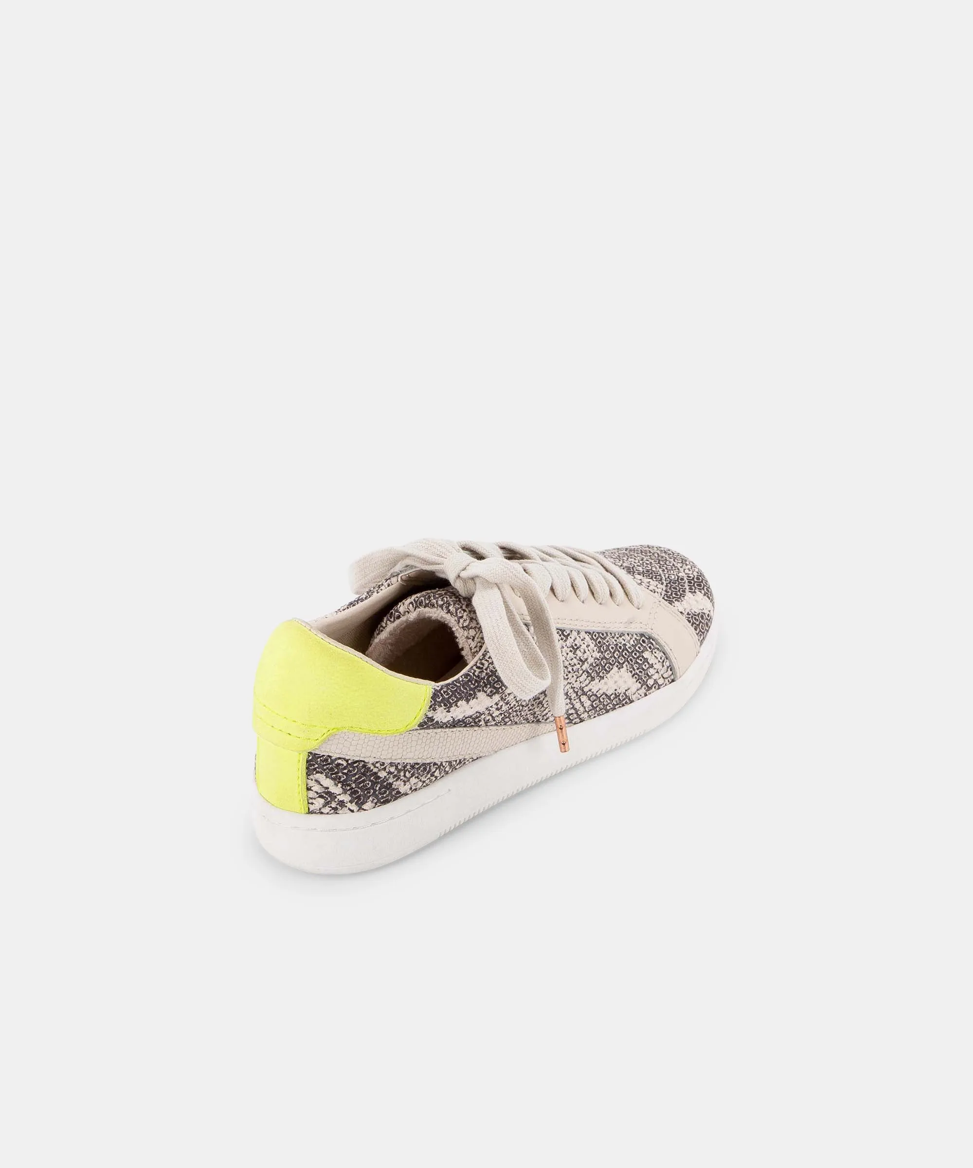 NINO SNEAKERS STONE SNAKE PRINT LEATHER re:vita