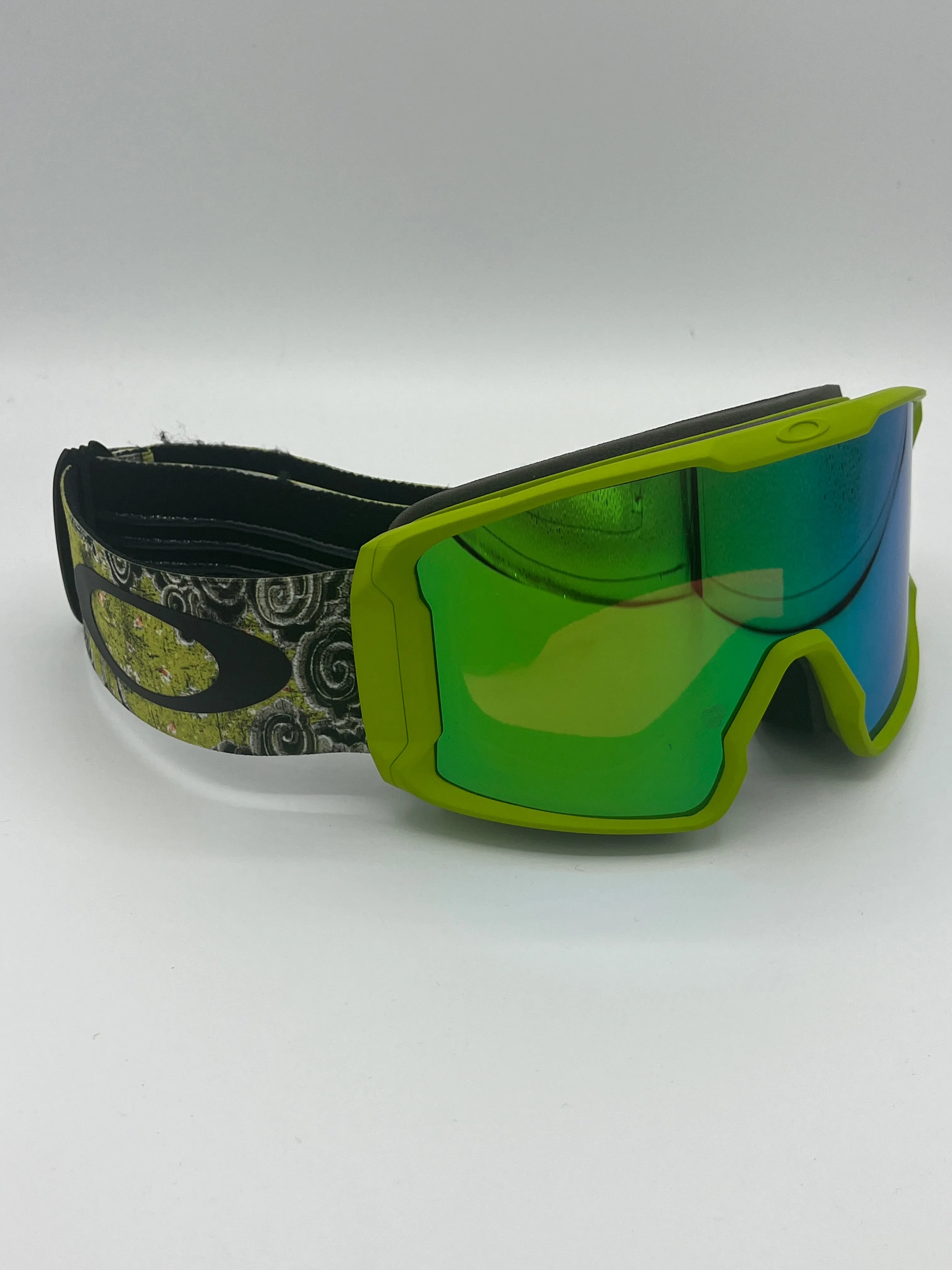 Oakley Line Miner Lime Swirl Classic Goggles