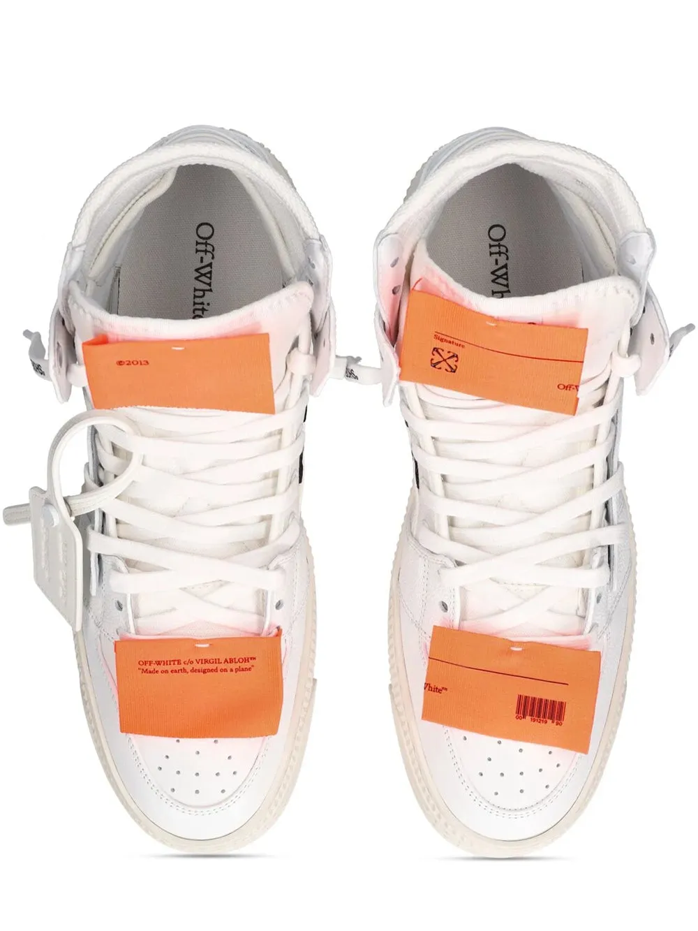 Off White    Off White 3.0 Off Court Sneakers In Leather