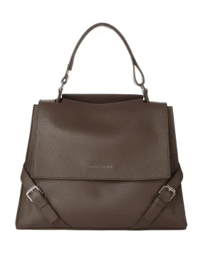 Orciani Sveva Soft Medium Sense Leather Shoulder Bag