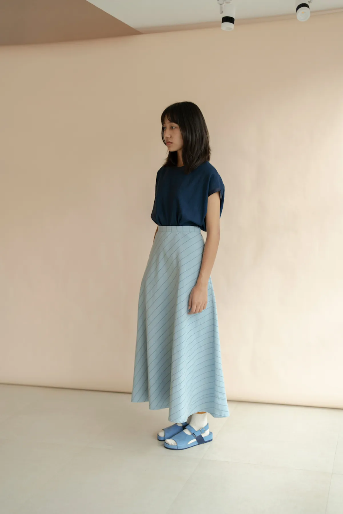 Oria Skirt - Light Blue