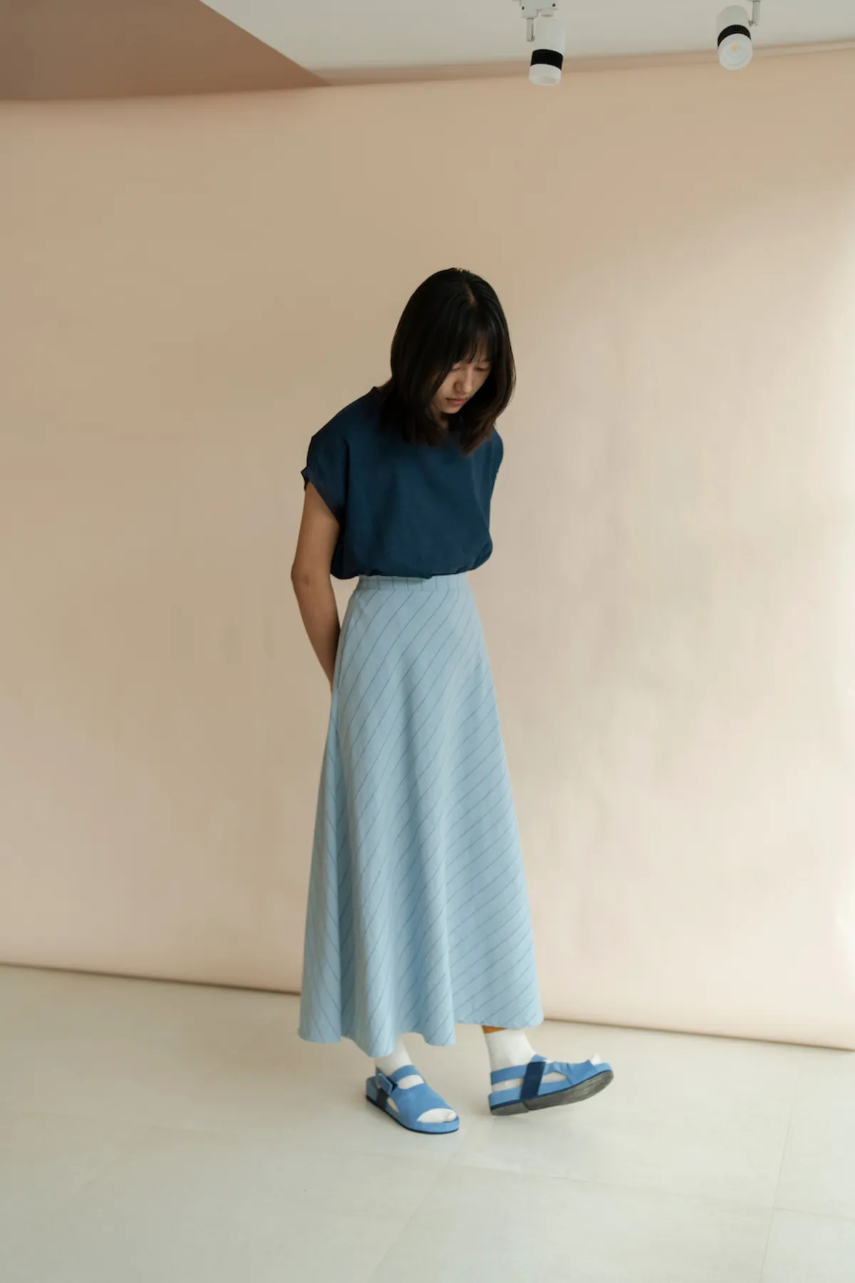 Oria Skirt - Light Blue