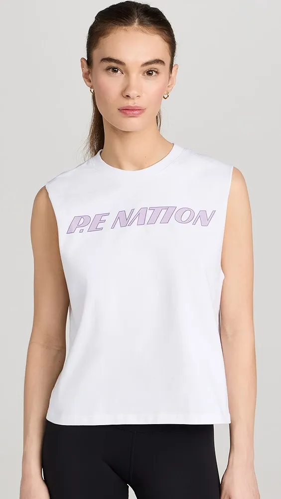 P.E NATION   Double Jump Tank 