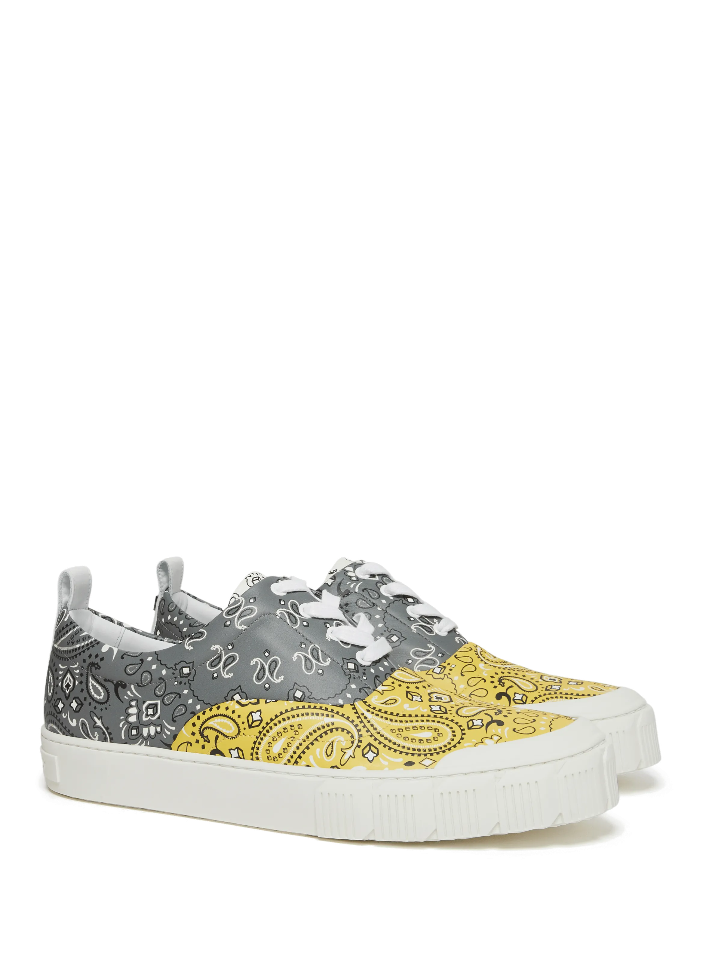 PIERRE HARDY  Ollie calfskin leather Sneakers - Multicolour