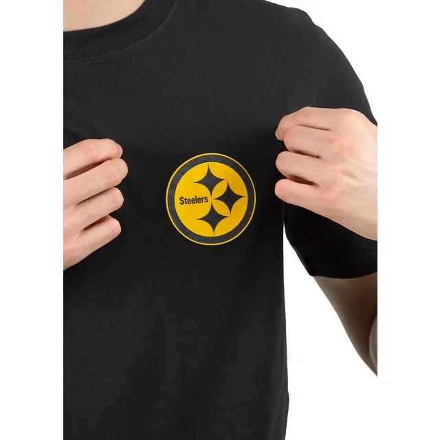 Playera Manga Corta Pittsburgh Steelers NFL Helmet