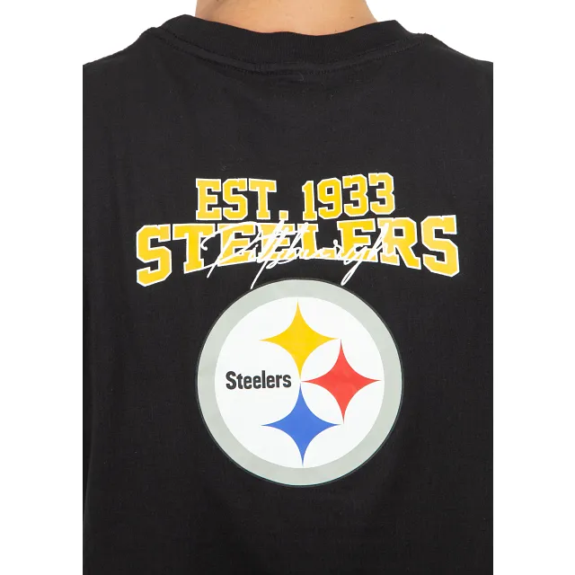 Playera Manga Corta Pittsburgh Steelers NFL Helmet