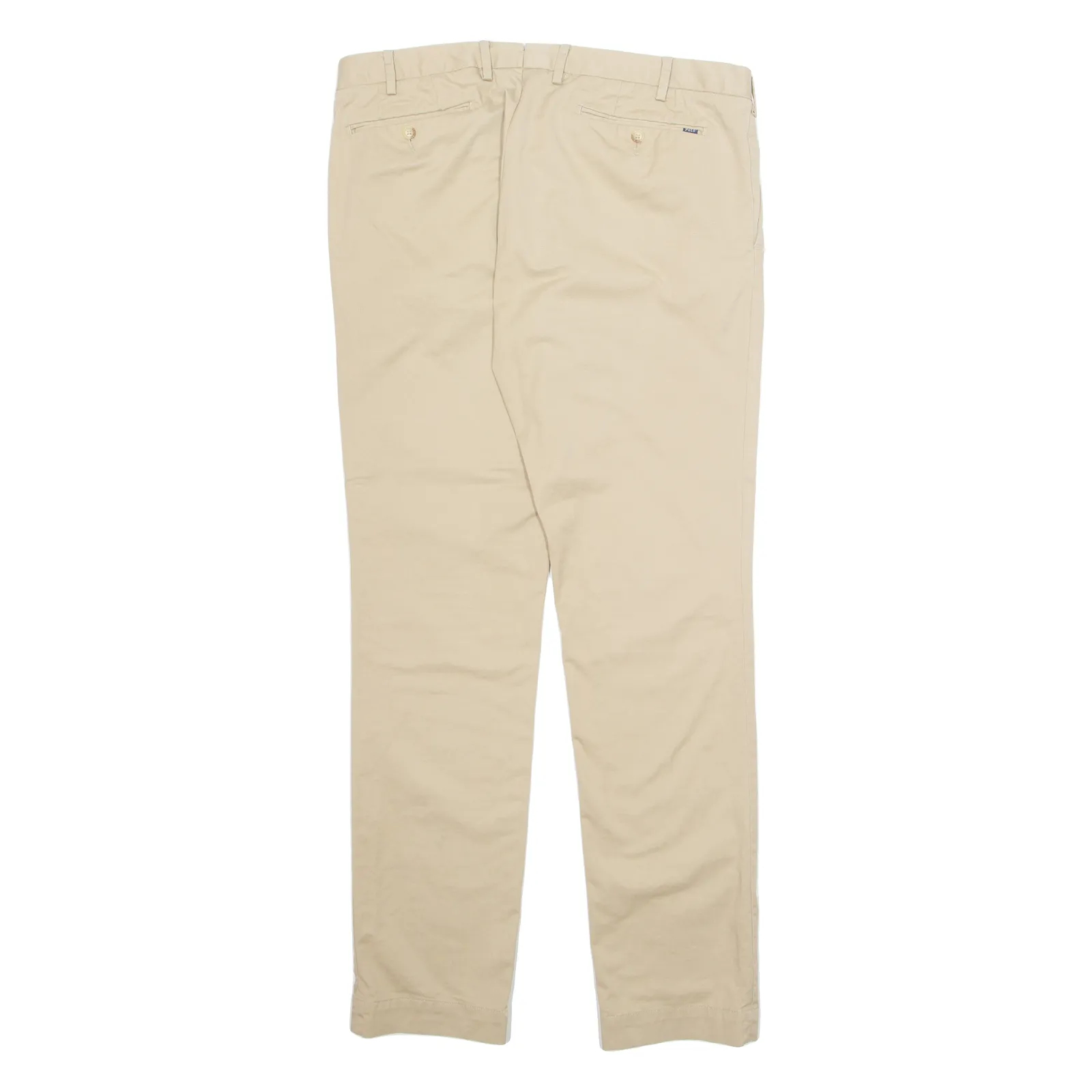 POLO RALPH LAUREN Chino Mens Trousers Beige Slim Straight W36 L34