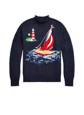 Polo ralph lauren  Patterned jumper - Blue