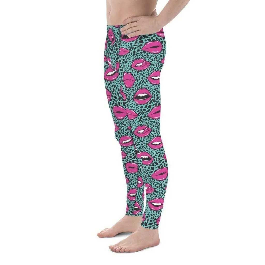 Pop Art Lips Men's Leggings