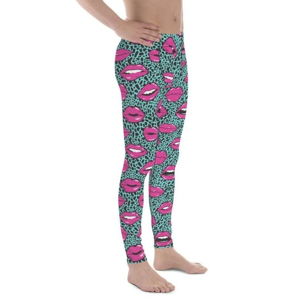 Pop Art Lips Men's Leggings