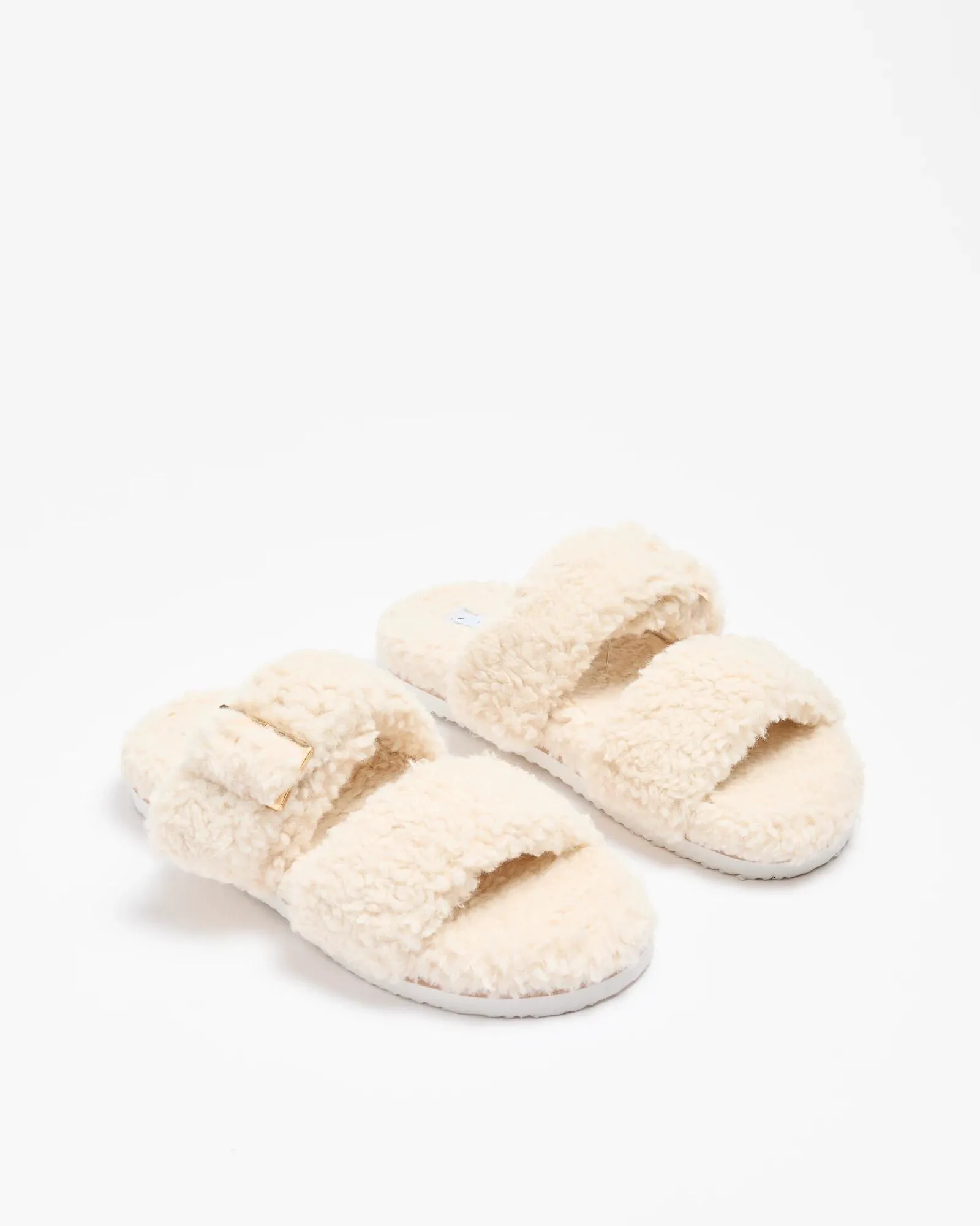 popular  Womens Teddy Fleece Moulded Slipper Scuff