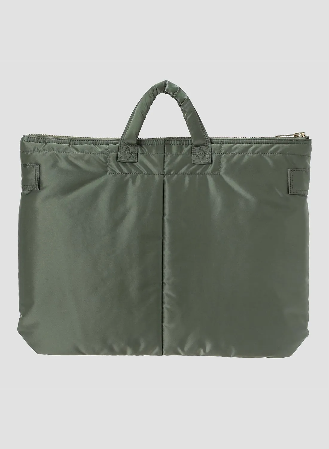 Porter-Yoshida & Co Tanker Short Helmet Bag Large in Sage Green