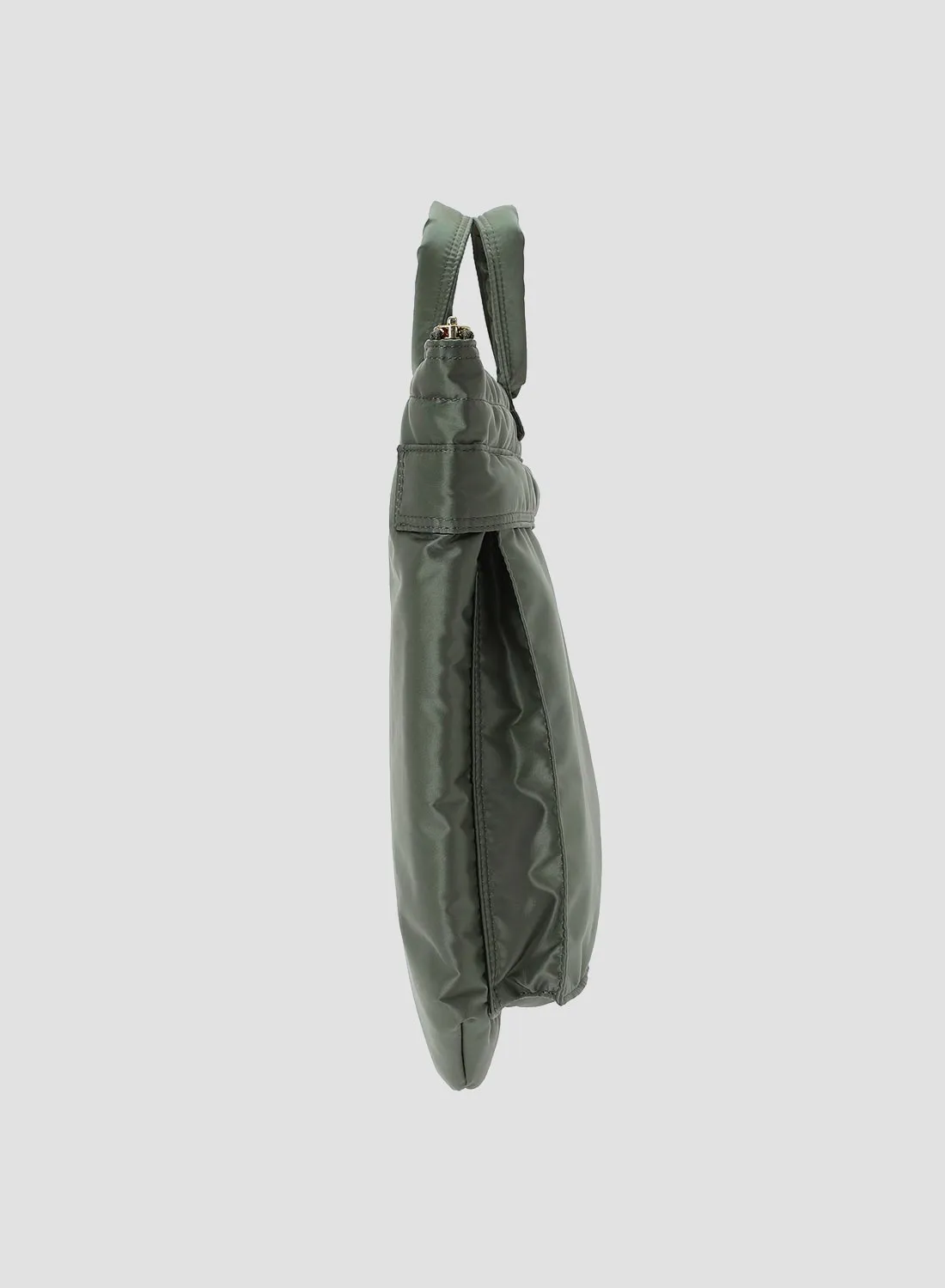 Porter-Yoshida & Co Tanker Short Helmet Bag Large in Sage Green