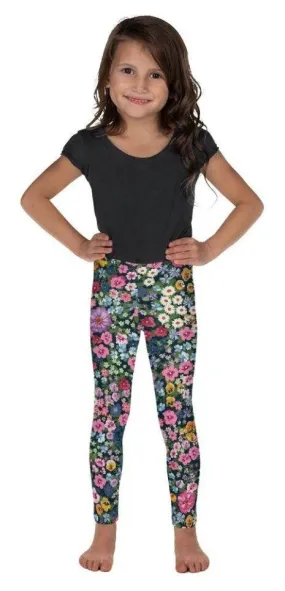 Pretty Floral Kid's Leggings