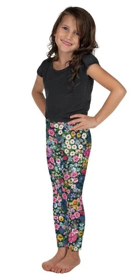 Pretty Floral Kid's Leggings