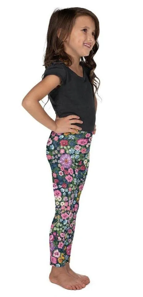 Pretty Floral Kid's Leggings