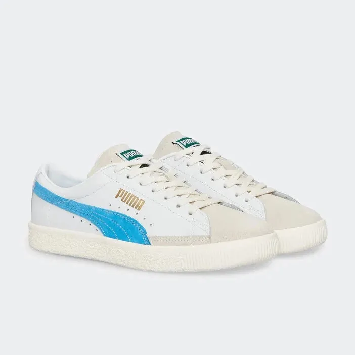 Puma Basket VTG Men's Sneakers - Puma White-Ocean Dive