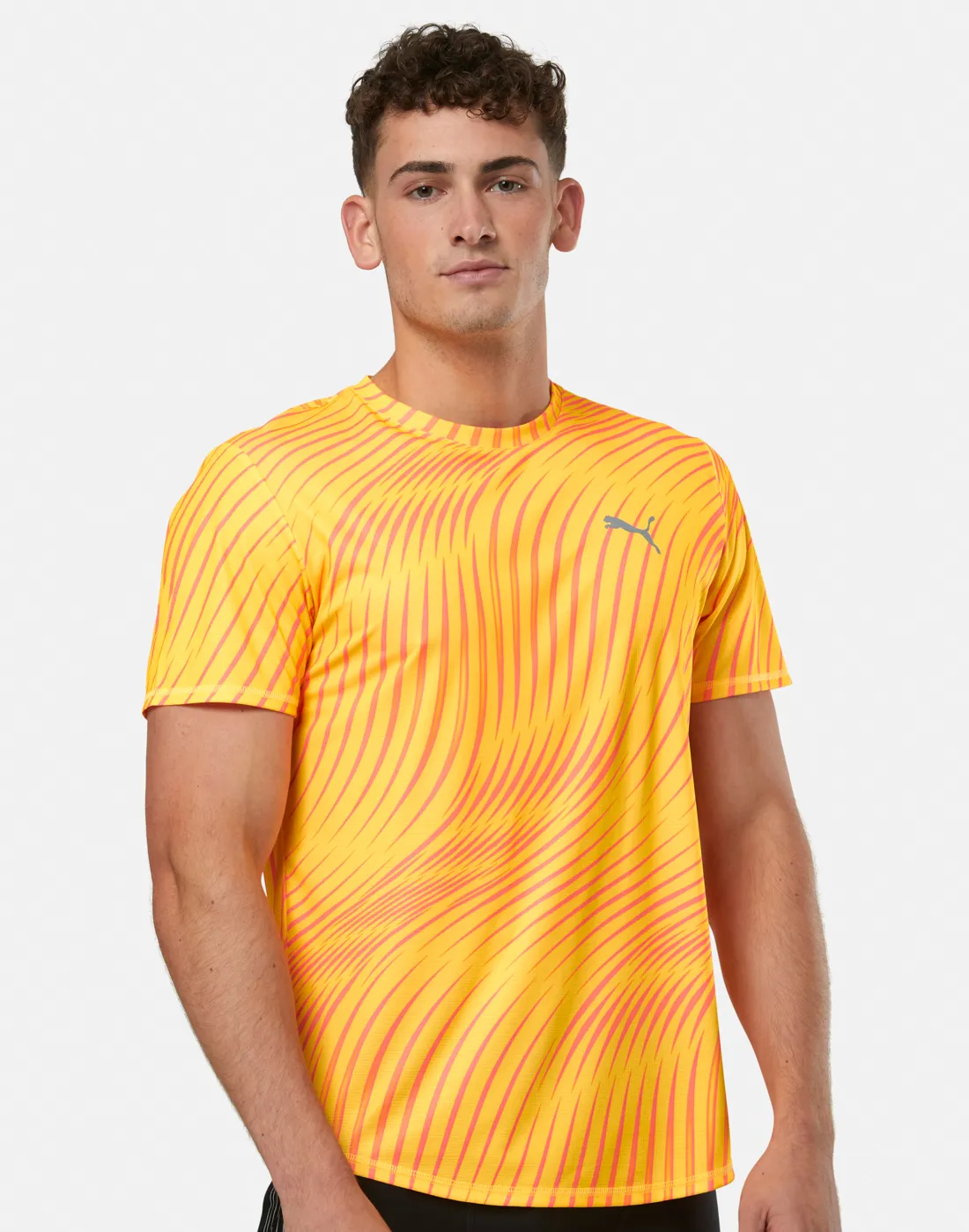 Puma Mens Run AOP T-Shirt