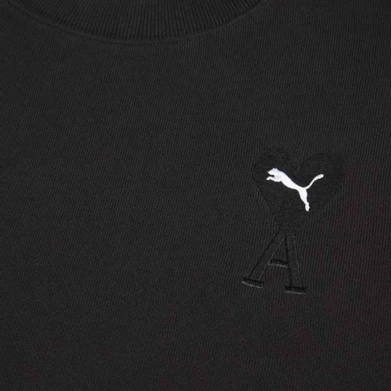 Puma x AMI Crew Neck Sweatshirt (Puma Black)