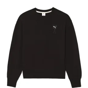 Puma x AMI Crew Neck Sweatshirt (Puma Black)