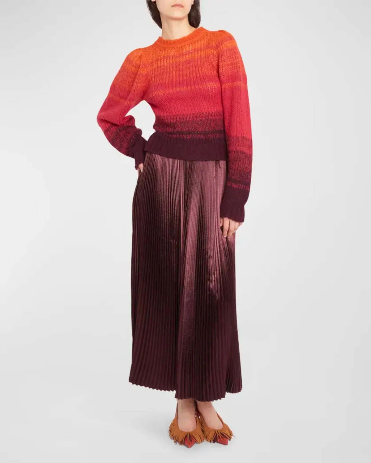 Rami Skirt - Mahogany