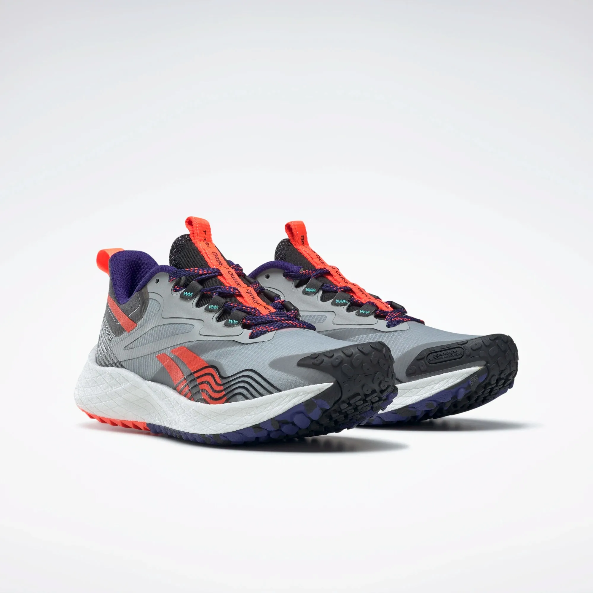 Reebok | Floatride Energy 4 Adventure | Women's | Pure Grey/Core Black/Orange Flare