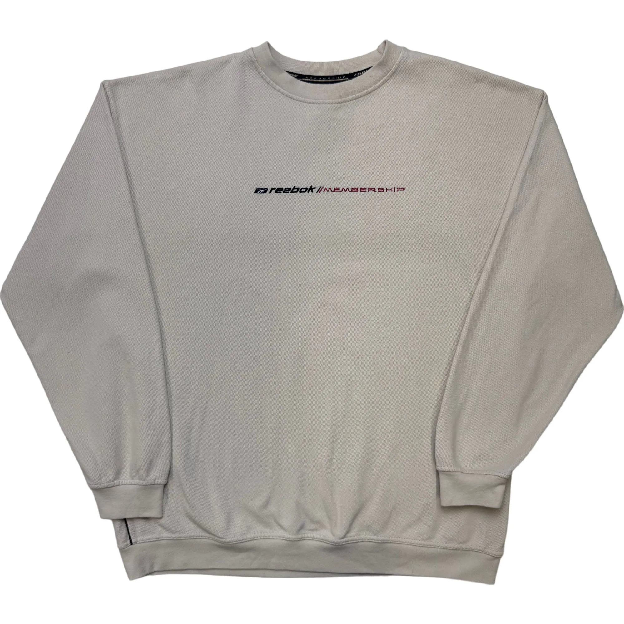 Reebok 00's Membership Embroidered Sweatshirt Cream