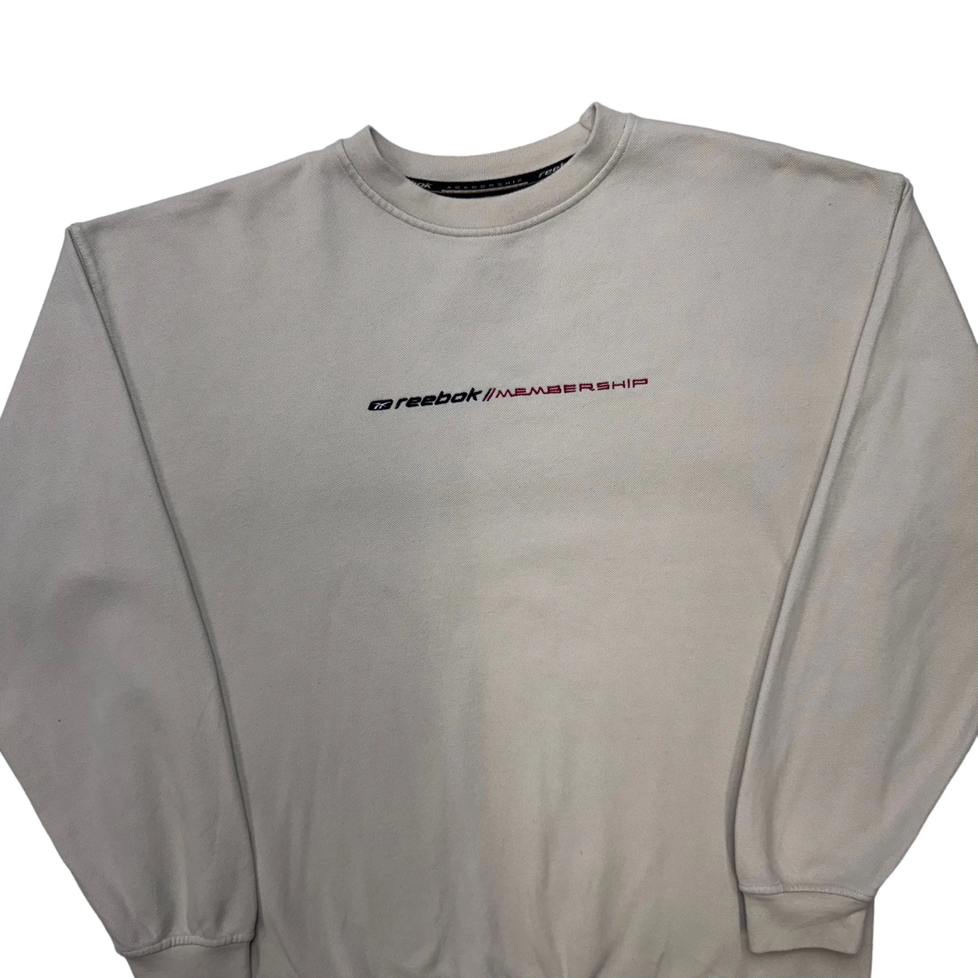 Reebok 00's Membership Embroidered Sweatshirt Cream