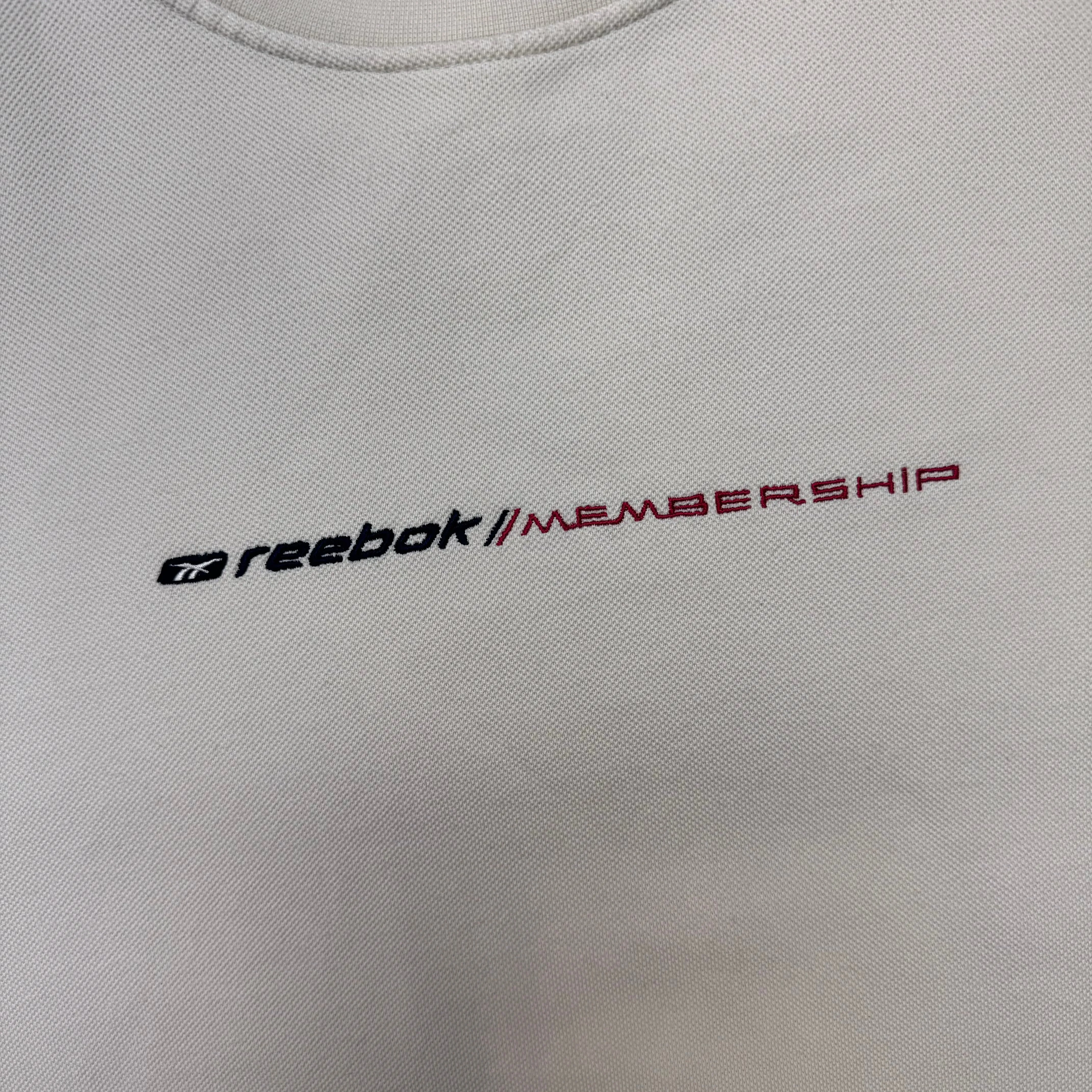 Reebok 00's Membership Embroidered Sweatshirt Cream