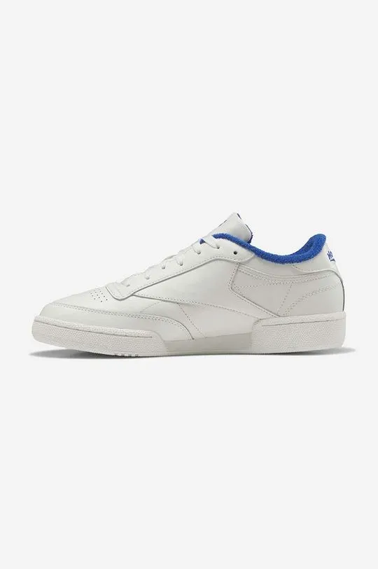 Reebok leather sneakers Club C 85 IE9388 white color