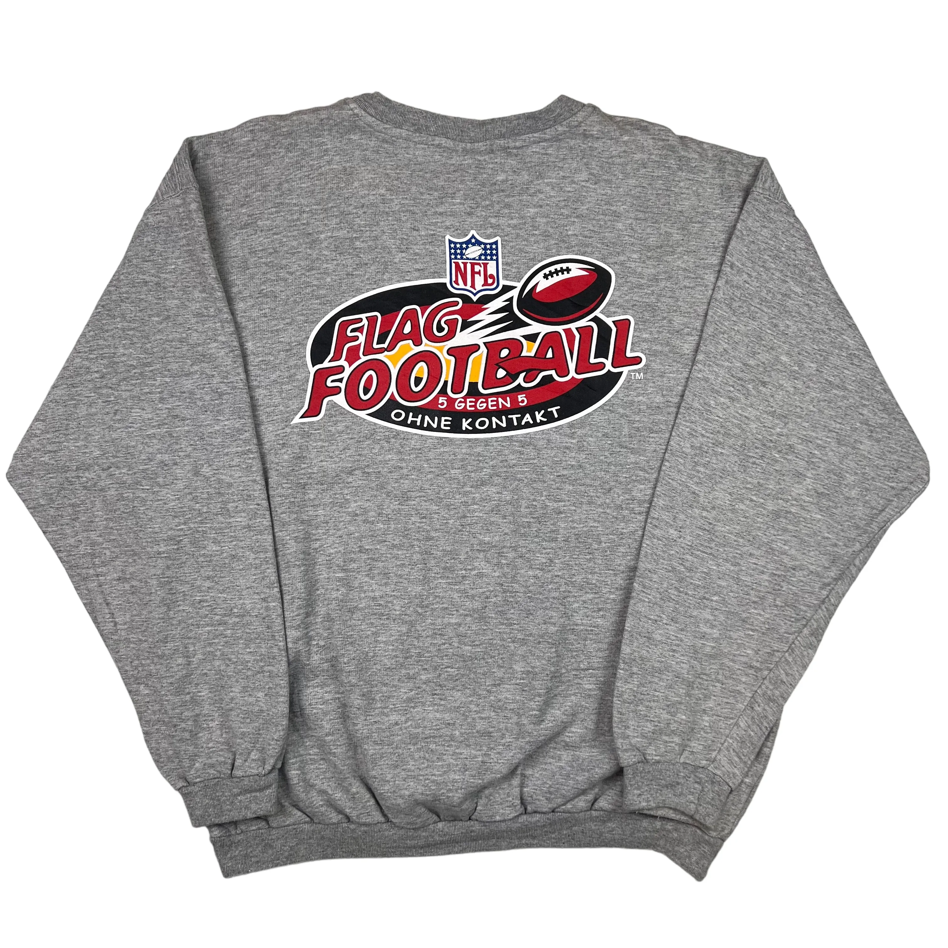 Reebok NFL Europe Superbowl VI Galaxy Frankfurt Graphic Sweatshirt Grey