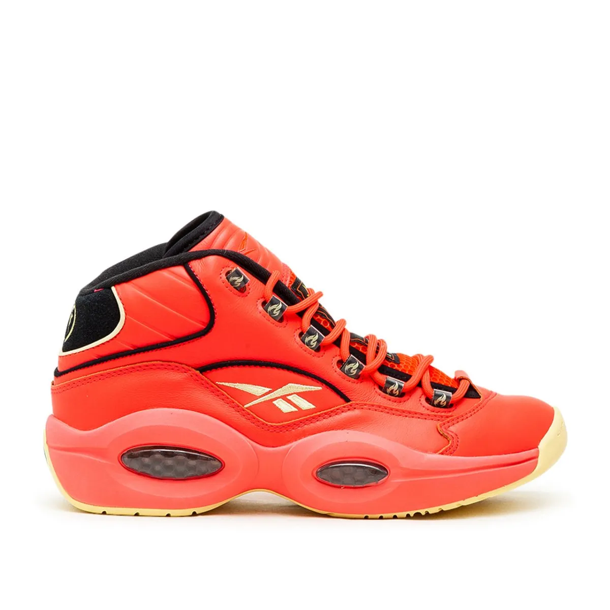 Reebok Question Mid Hot Ones (Red / Gold)