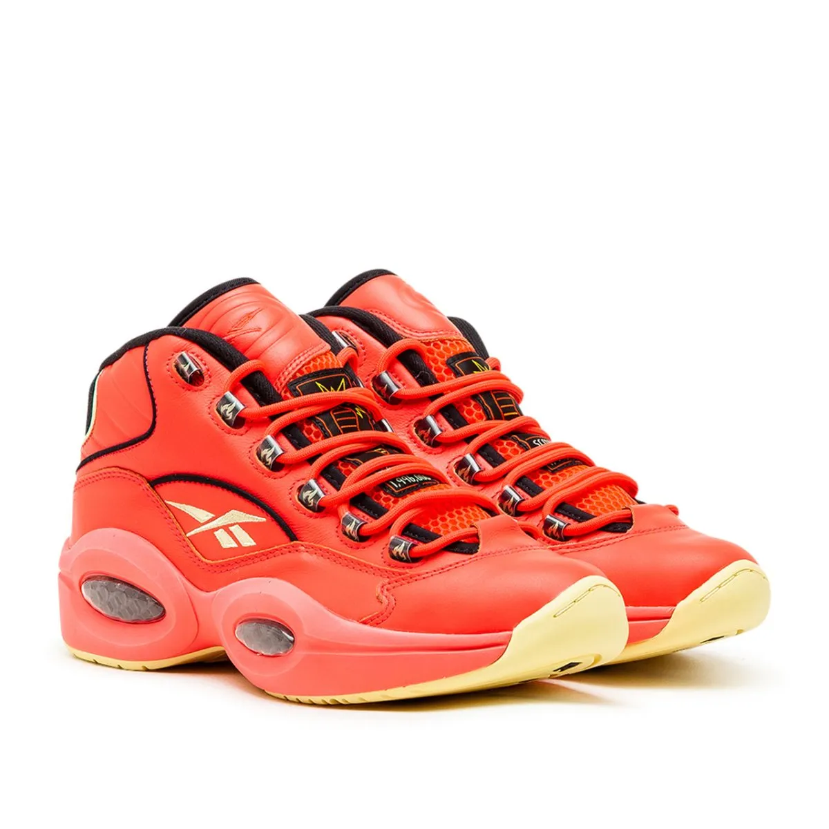 Reebok Question Mid Hot Ones (Red / Gold)