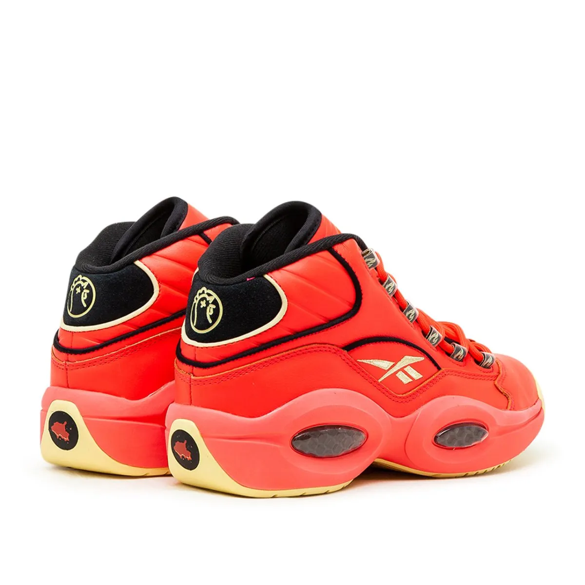 Reebok Question Mid Hot Ones (Red / Gold)