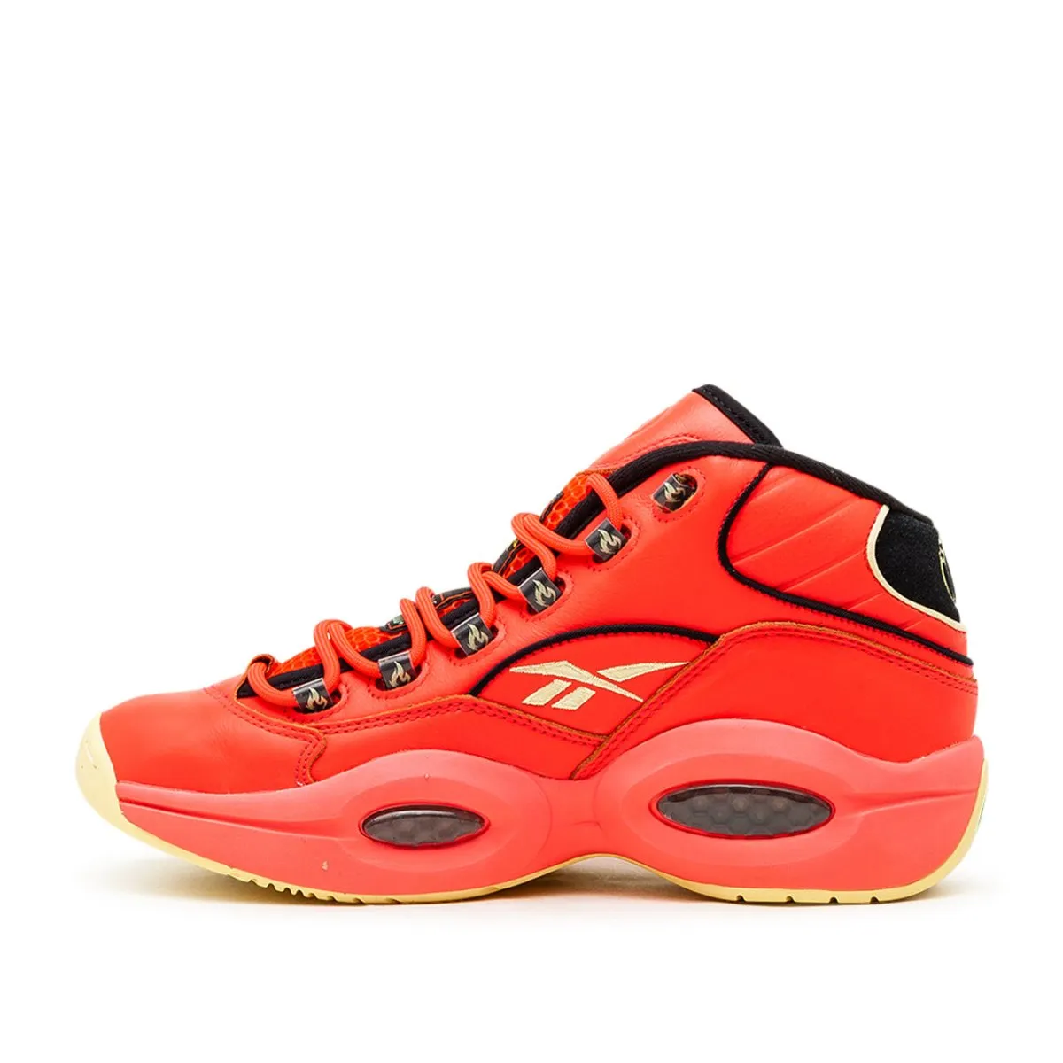 Reebok Question Mid Hot Ones (Red / Gold)